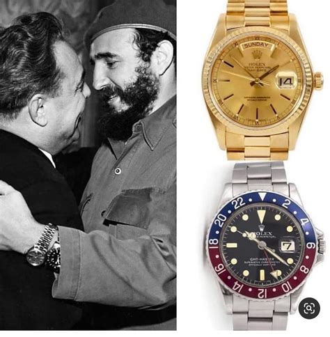 rolex in cuba under batista|Fidel Castro used to wear two Rolex watches at  .